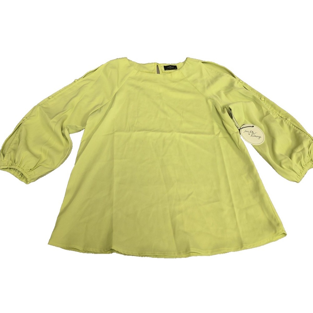 Milk And HONEY W-S LIME GREEN SHIRT NWT